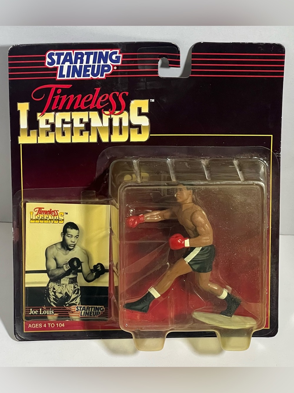 Starting Lineup Timeless Legends Joe Louis Boxing Figure - Black & Red